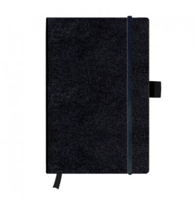 Notizbuch 11369782, my.book, schwarz, A5, liniert, 80g, 96 Blatt / 192 Seiten