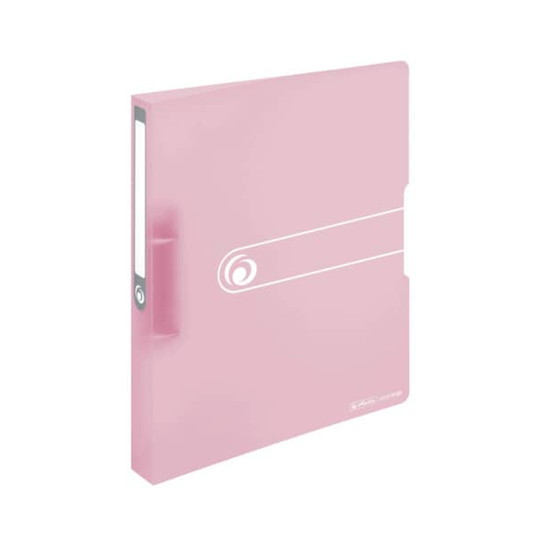 Herlitz Ringbuch EasyOrgaToGo Herlitz Logo 11409026, A4 2 Ringe 25mm Ring-Ø Polypropylen (PP) rosa-transparent 4008110512525 Herlitz