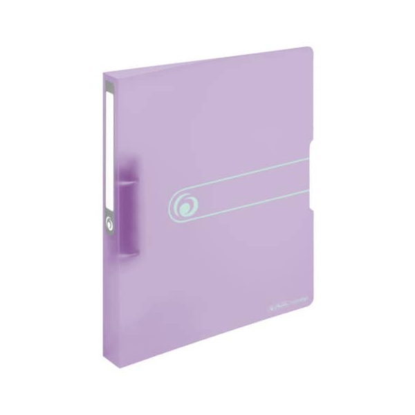 Herlitz Ringbuch EasyOrgaToGo Herlitz Logo 11409034, A4 2 Ringe 25mm Ring-Ø Polypropylen (PP) lila-transparent 4008110512549 Herlitz