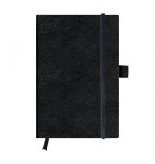 Notizbuch 50001576, my.book, schwarz, A4, kariert, 80g, 96 Blatt / 192 Seiten