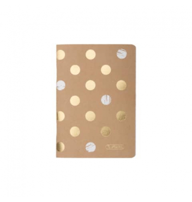 Notizbuch 50021727, Pure Glam, braun, A4, liniert, 70g, 32 Blatt / 64 Seiten