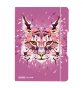 Notizbuch 50027293, pink, A5, punktkariert, 80g, 40 Blatt / 80 Seiten