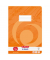 Notenheft 3324407 x.book, Lineatur 14 / Notenlinien, A4, 80g, orange, 8 Blatt / 16 Seiten
