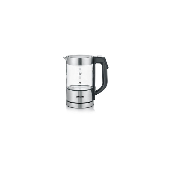 4008146037764 - SEVERIN Wasserkocher WK 3458 - kettle - brushed stainless steel glass - Gebürstetes Rostfreies Stahl Glas - 1100 W