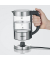 Wasserkocher 3458-000, transparent/schwarz, 1100 Watt, 500 ml