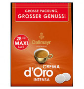 Dallmayr Crema d'Oro INTENSA Kaffeepads 28 Pads