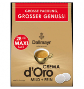 Dallmayr Crema d'Oro Kaffeepads 28 Pads