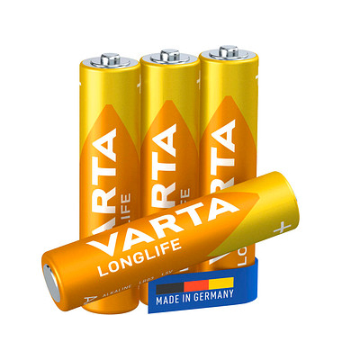 Batterien LONGLIFE, AAA / Micro / LR03, 1,5 Volt