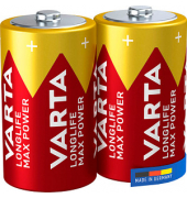 Batterien LONGLIFE Max Power, D / Mono / LR20, 1,5 Volt