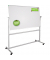 Stativdrehtafel-Whiteboard U-Act!Line, STC902, 150x100cm, lackiert, Aluminiumrahmen