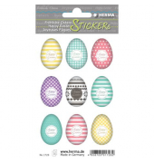 Schmucketikett buntes Eierset