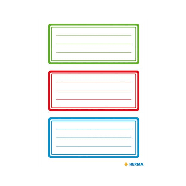 4008705017916 - Buchschild Vario Tricolor sortiert 4008705017916 HERMA 1791