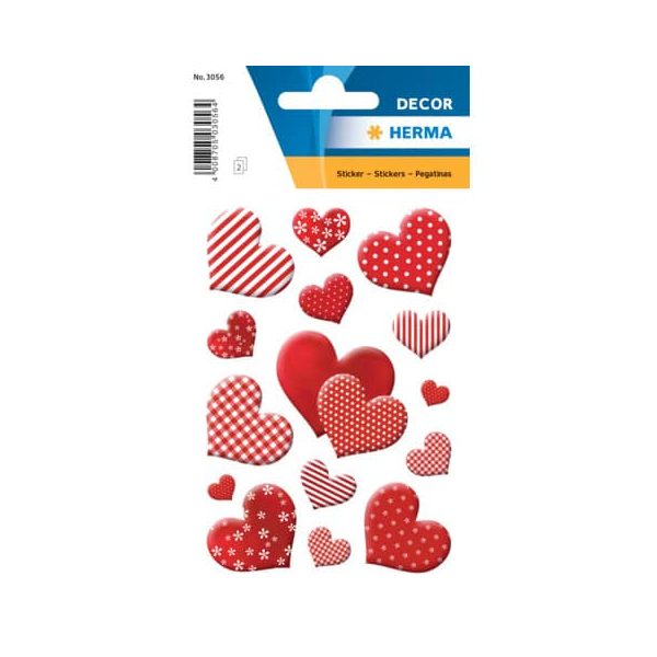 10 Stück Herma 3056 Blümchenherzen 4008705030564 Herma 45 Stück