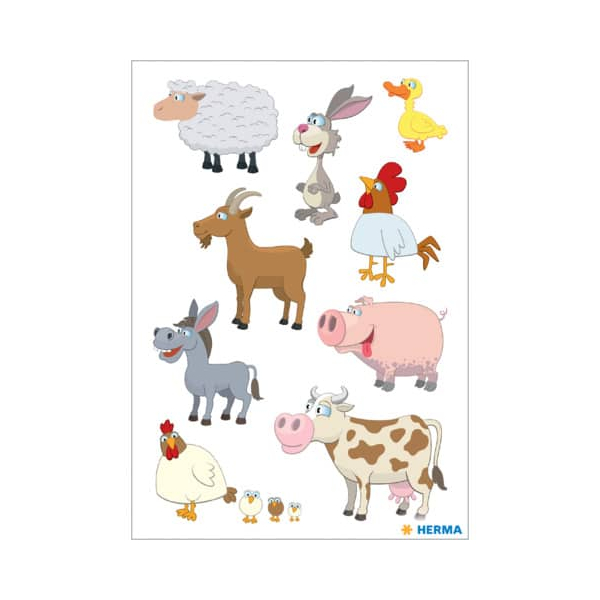 10 Stück Herma Schmucketikette Decor Lieblingstiere 4008705030670 Herma 27 Stück
