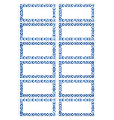 HERMA 3742 blaue Umrandung