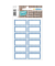 HERMA 3742 blaue Umrandung