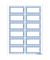 HERMA 3742 blaue Umrandung