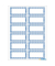 HERMA 3742 blaue Umrandung