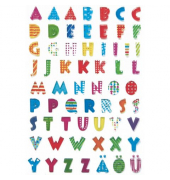 Schmucketikett Buchstaben