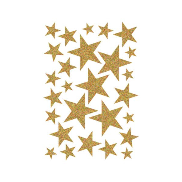 10 Stück Herma Weihnicker Magic Sterne gold 4008705151290 Herma 27 Stück