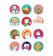 15232 Sticker MAGIC Weihnachtssymbole - Stone