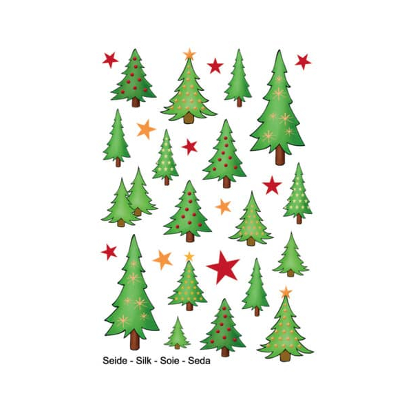 10 Stück Herma Weihn. Sticker Magic Tannenbäume 4008705152334 Herma 27 Stück