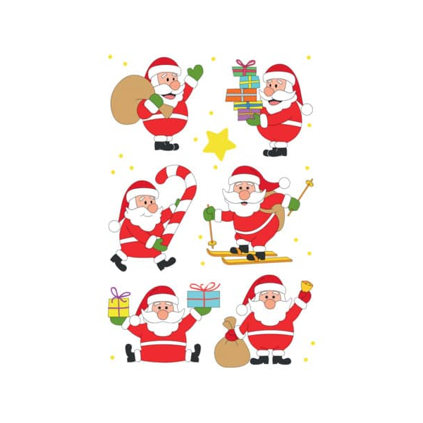 10 Stück Herma Weihn.Etiketten Nikolaus 4008705152372 Herma 21 Stück