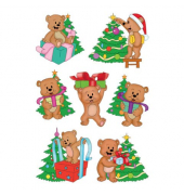 15264 Sticker DECOR Weihnachtsbären