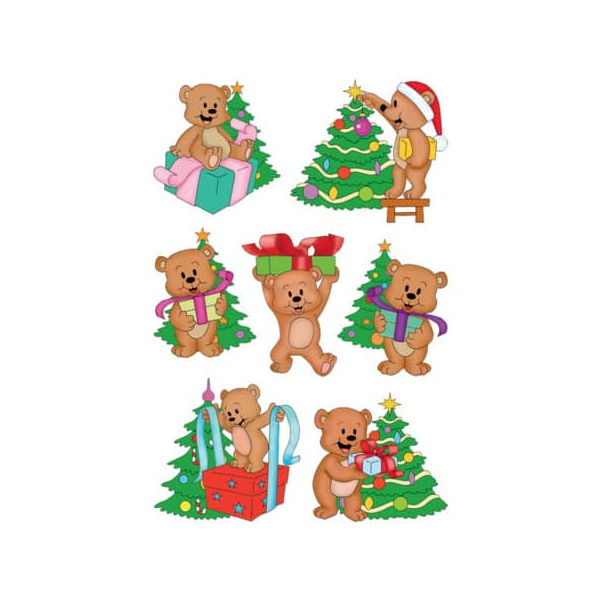 10 Stück Herma 15264 Sticker DECOR Weihnachtsbären 4008705152648 Herma 21 Stück