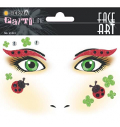 Sticker Face Art Marienkäfer