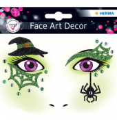 Sticker Face Art Hexe