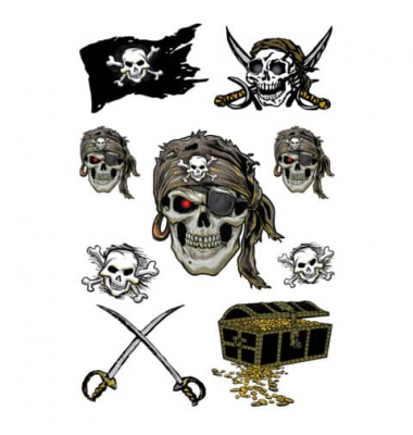 Aufkleber Piraten