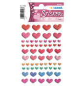 Sticker Magic Fröhliche bunte Herzen
