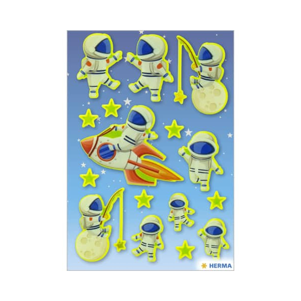 10 Stück Herma Sticker LUCA AUF DEM MOND 4008705156110 Herma 16 Stück