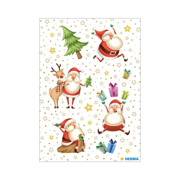 10 Stück Herma Weihnachtsetikett DECOR Fröhliche Weihnacht 4008705156295 Herma