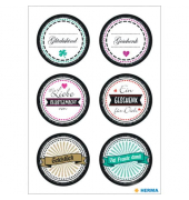 Sticker Glimmer Glückskind