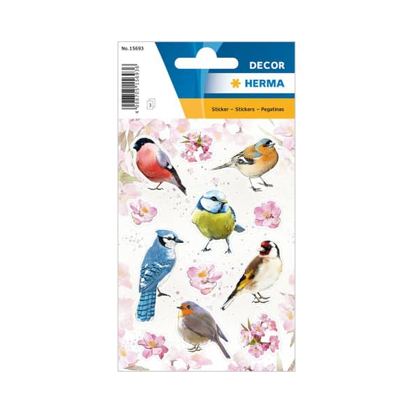 10 Stück Herma Schmucketikett Heimatvögel 4008705156936 Herma 36 Stück