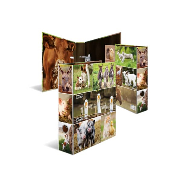 4008705192538 - Motivordner Motiv-Ordner Bauerhoftiere Tierwelten Bauernhoftiere 19253 A4 70mm breit 4008705192538 Herma