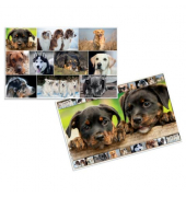 Schreibunterlage Hunde - 55 x 35 cm