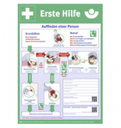 Erste-Hilfe-Anleitung Kunststoffplakat BG510-2