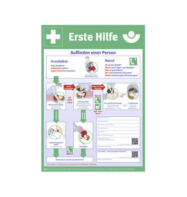 Erste-Hilfe-Anleitung Kunststoffplakat BG510-2