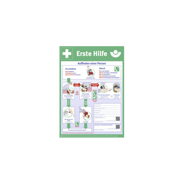 4250108807902 - Erste-Hilfe-Anleitung Kunststoffplakat BG510-2 4250108807902 Söhngen