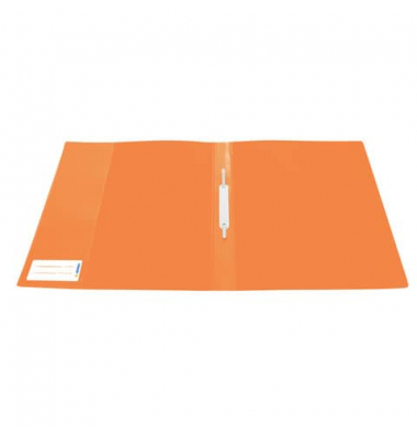 Schnellhefter 19489, A4, orange, Kunststoff, Vorderdeckel transluzent