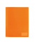 Schnellhefter 19489, A4, orange, Kunststoff, Vorderdeckel transluzent