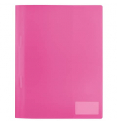 Schnellhefter - A4, PP, transluzent pink