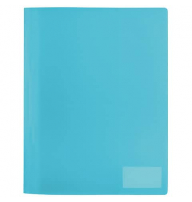 Schnellhefter HERMA Schnellhefter Transluzent 19492, A4, hellblau - transluzent, Kunststoff, Vorderdeckel hellblau - transluzent