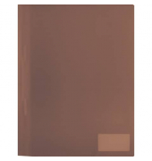 Schnellhefter 19496, A4, braun - transluzent, Kunststoff, Vorderdeckel braun - transluzent