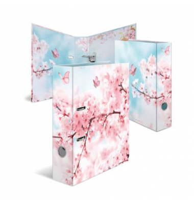 Motivordner Herma Ordner Cherry Blossom Flowers Cherry Blossom 19556, A4 70mm breit