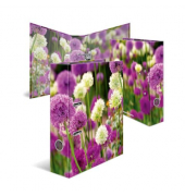 Motivordner Flowers Purple Sensation 19558, A4 70mm breit