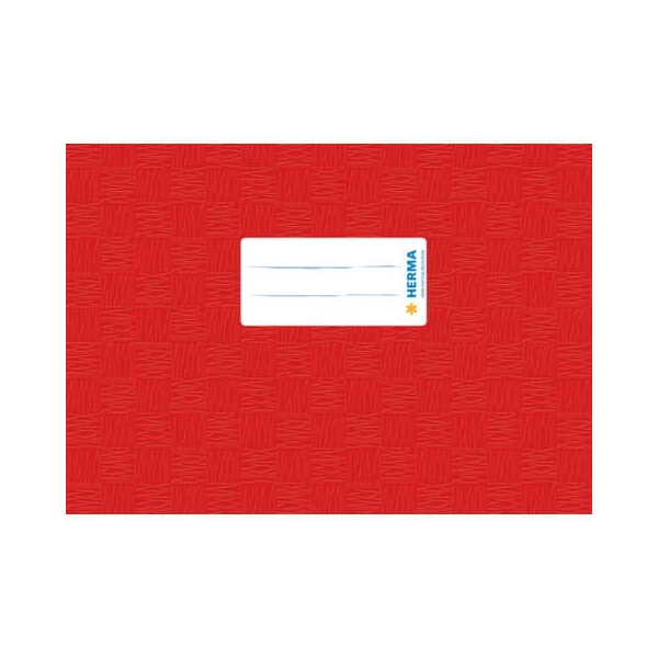 10 Stück Herma Heftumschläge 19840 rot 21x14,8cm (BxH) 4008705198400 Herma